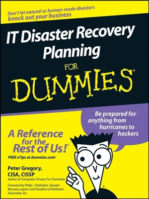 cover image of IT Disaster Recovery Planning For Dummies